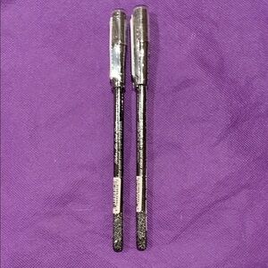 Silver and Black Eyeliner Pencils